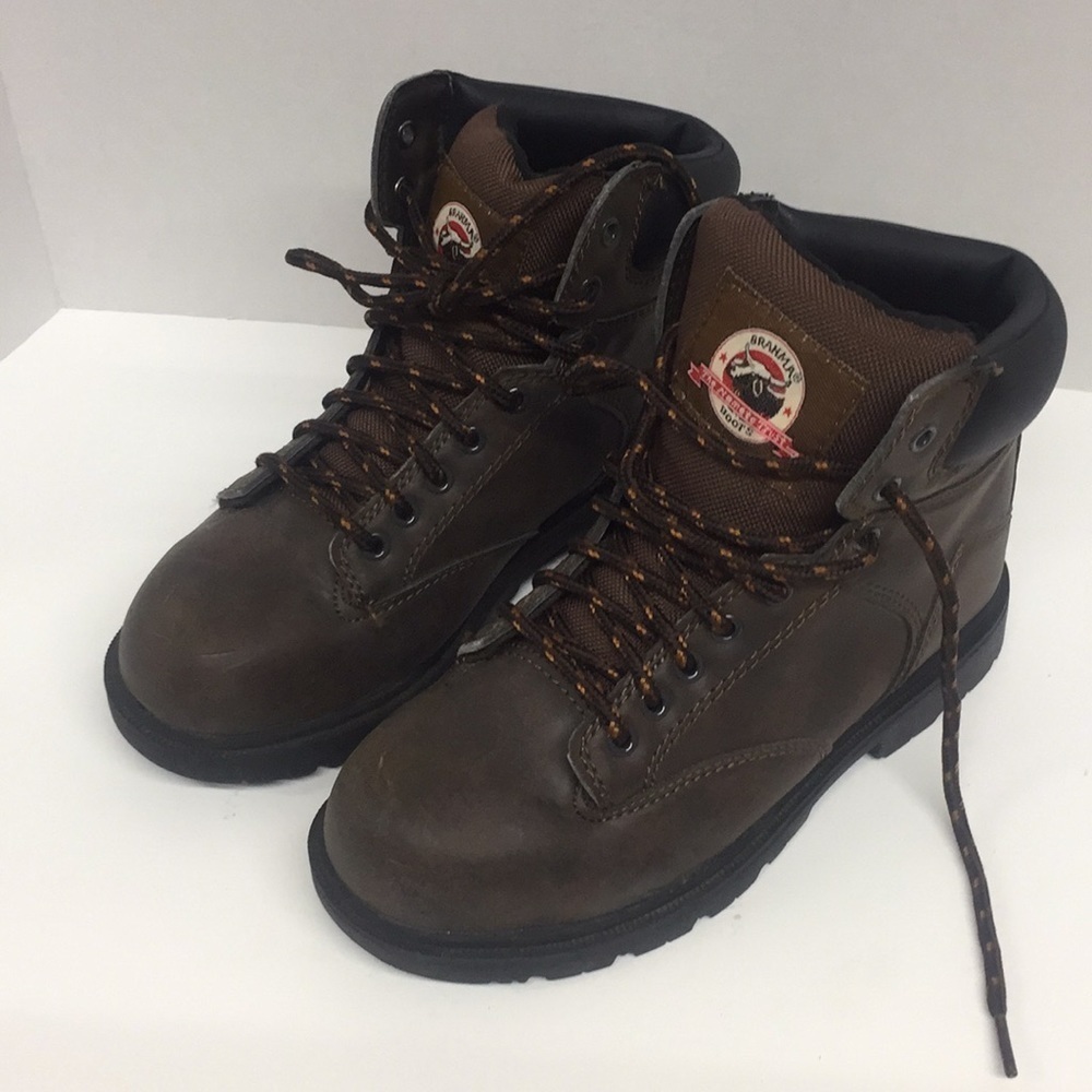 Brahma Boots Work Boots Size 6 Brown